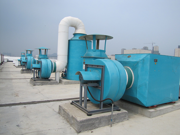 活性炭吸附處理箱、酸霧噴淋塔